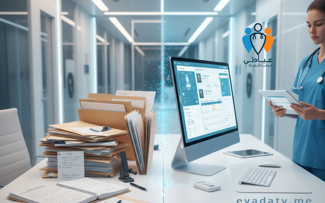 التحول الرقمي في إدارة العيادات: من الفوضى إلى التنظيم الذكي